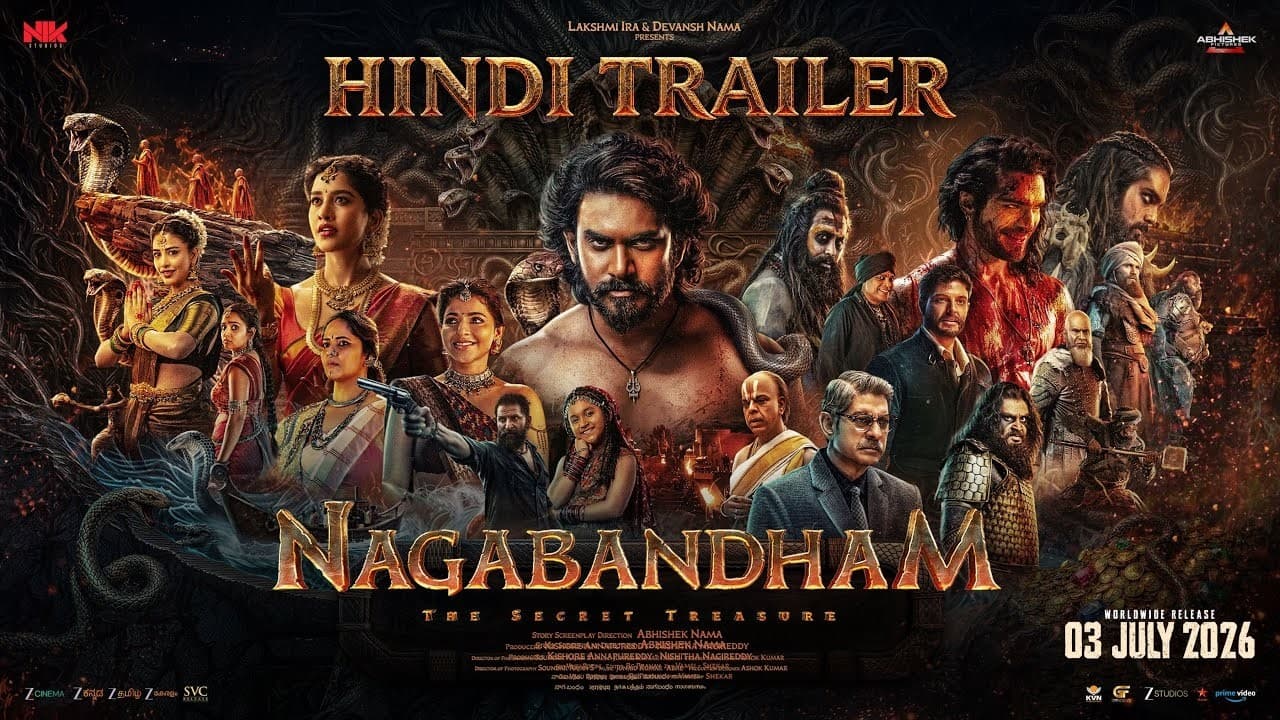 Nagabandham - The Secret Treasure | Official Hindi Trailer | Releasing at PVR INOX on July 03!