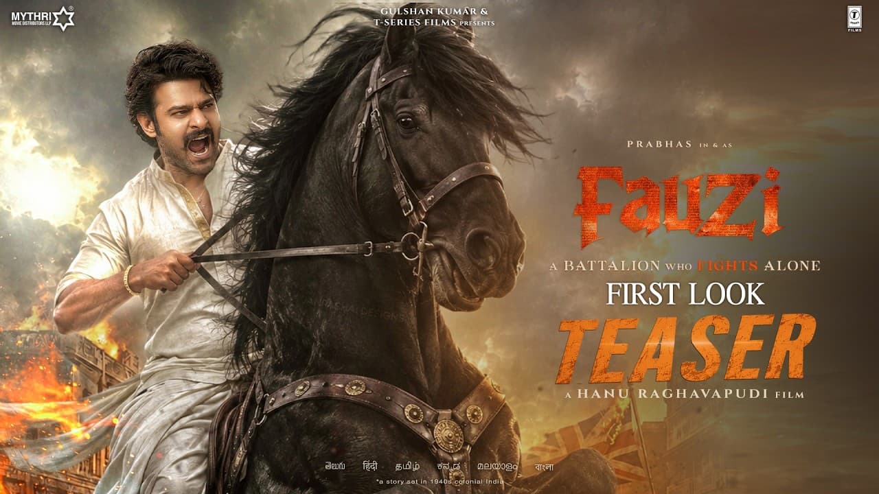 Fauzi First Look TEASER | Prabhas | Imanvi , Anupam Kher | Hanu Raghavapudi