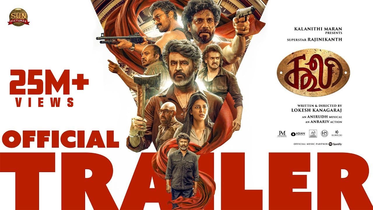 Coolie - Official Trailer | Superstar Rajinikanth | Sun Pictures | Lokesh | Anirudh